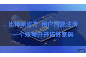 比特派官方  用户需要注册一个账号并开拓好密码