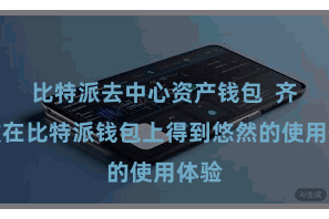 比特派去中心资产钱包  齐大致在比特派钱包上得到悠然的使用体验