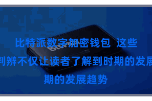 比特派数字加密钱包  这些深度判辨不仅让读者了解到时期的发展趋势